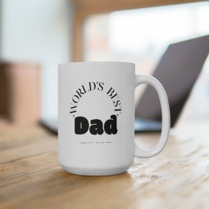 World's Best Dad Since 2018 Dad mug, Father's Day Coffee Mug, Father's Day Gift, Daddy Coffee Mug, Gift for Dad Ceramic Mug 15oz