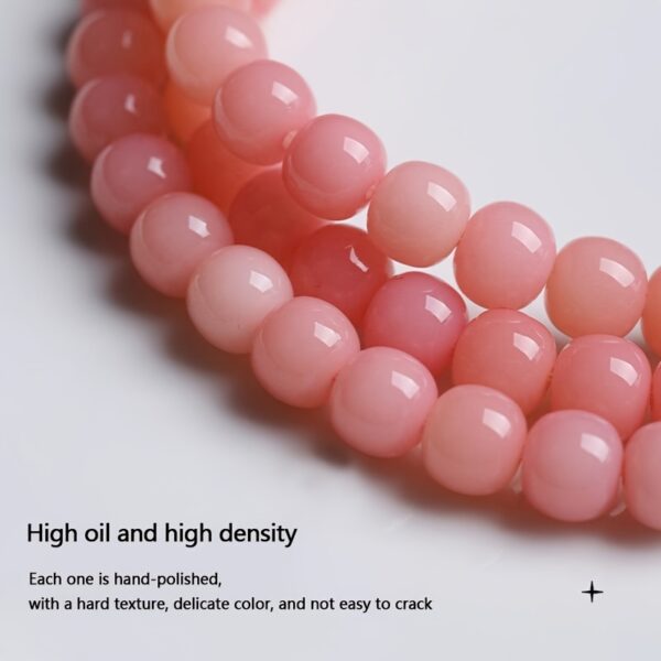 Natural Bodhi Bracelet Pink 108pcs Design Bodhi Ziwen Play Bracelet Men'S and Women'S Buddha Beads Prayer Bead Bracelet